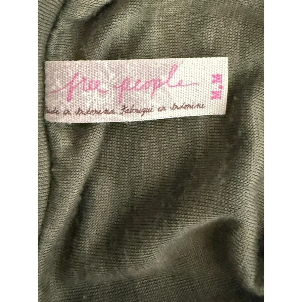 Free People Mini Olive Green Striped‎ Ruched Twist Tulip Skirt Size M Rush Party